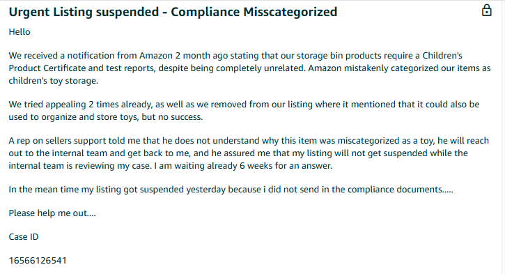 urgent-listing-suspended